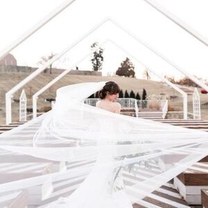 NEW Handmade Soft English Net Wedding Veil